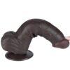 Dildo dual layer 8" negro - Imagen 5