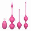Vibrating kegel ball set