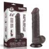 Dildo dual layer 8" negro