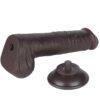 Dildo dual layer 8" negro - Imagen 10