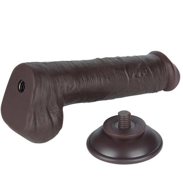 Dildo dual layer 8" negro - Imagen 10