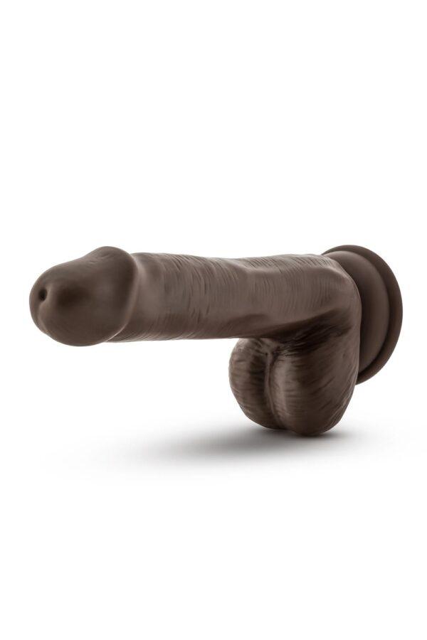 Dildo realístico articulado Dr Daniel 6" negro - Imagen 4