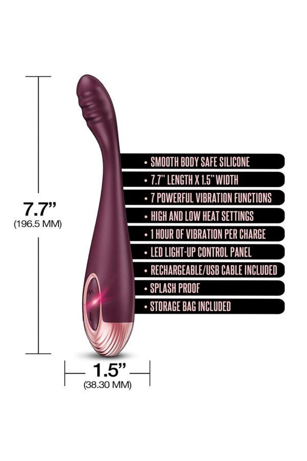 Silicone G-spot warming massager - Imagen 3