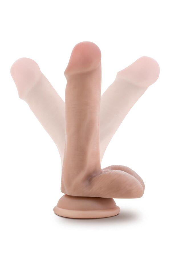 Dildo realístico articulado Dr Daniel 6" blanco - Imagen 3