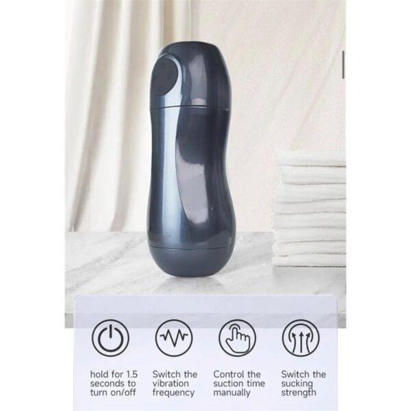 Masturbador con vibración y succión Tronik - Imagen 10