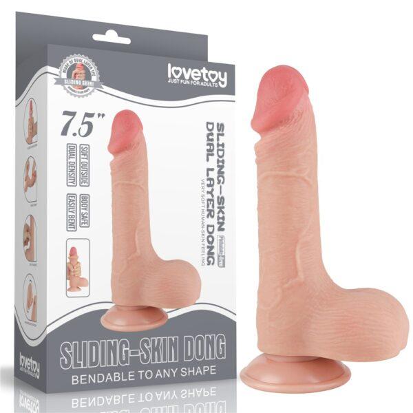 Dildo realístico dual layer 7.5"