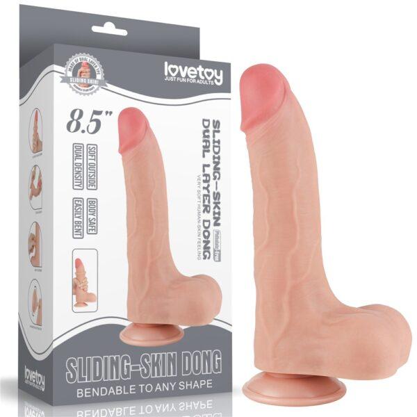 Dildo realístico dual layer 8.5"