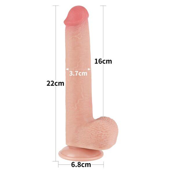 Dildo realístico dual layer 9" - Imagen 7