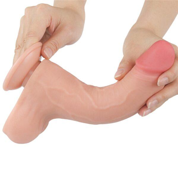 Dildo realístico dual layer 8.5" - Imagen 5