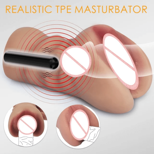 Vagina realista stroker recargable - Imagen 4