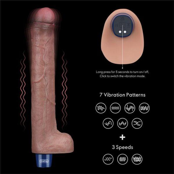 Vibrador realista 10.5" USB - Imagen 9