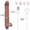 Vibrador realista 10.5" USB - Imagen 12