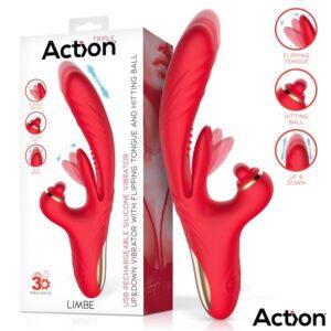 Rabbit con lengua flip flap,bola oscilante Limbe
