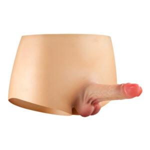 Culotte con pene realístico hueco 18cm