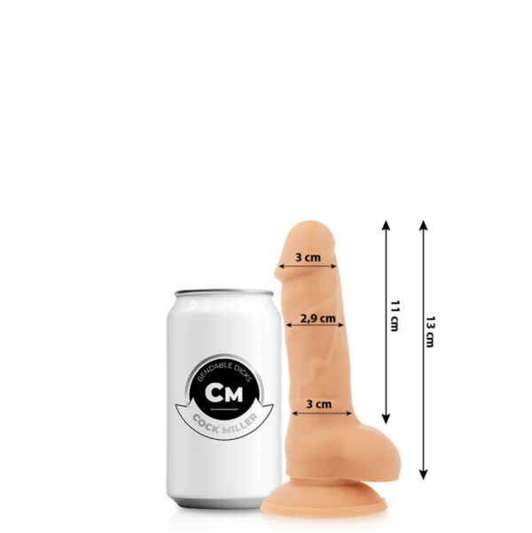 Realístico silicona density cocksil articulado 13cm - Imagen 3