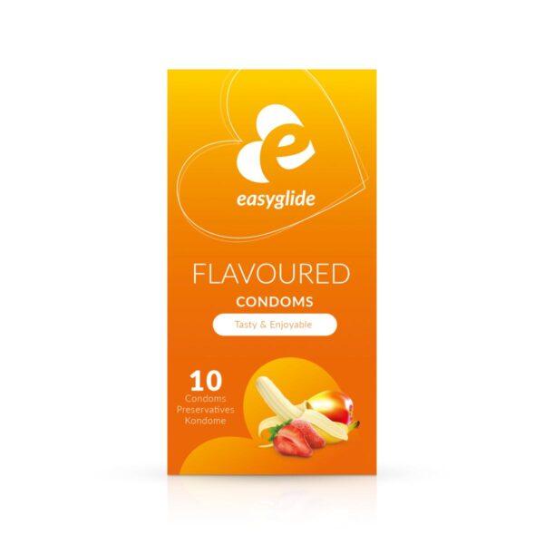 Preservativos sabores 10u Easyglide