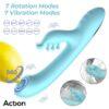 Rabbit con massaging ball 360º 3 motores - Imagen 11