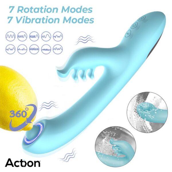 Rabbit con massaging ball 360º 3 motores - Imagen 11