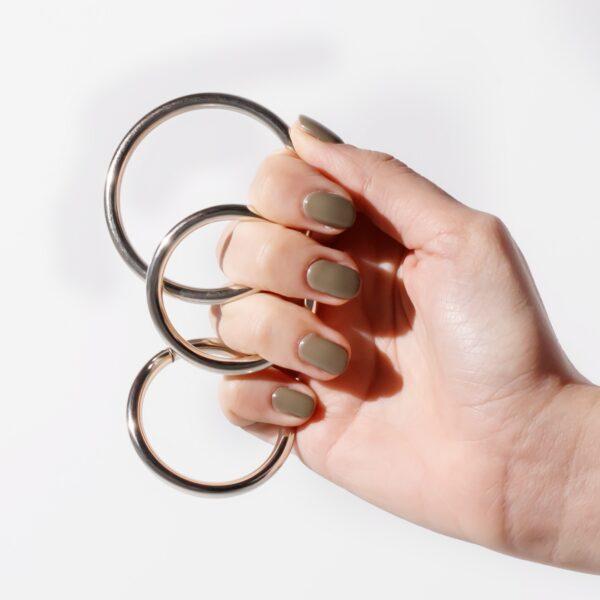 Set 3 anillos metal Crushious - Imagen 6
