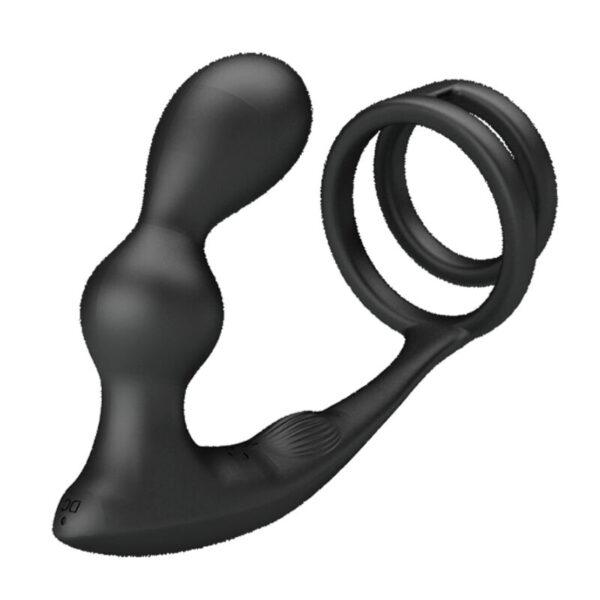 Anillo vibrador con plug anal Marshall - Imagen 3