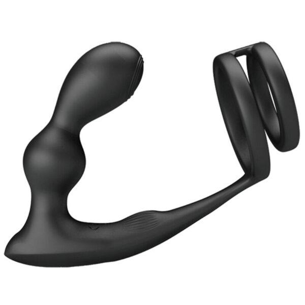 Anillo vibrador con plug anal Marshall - Imagen 2