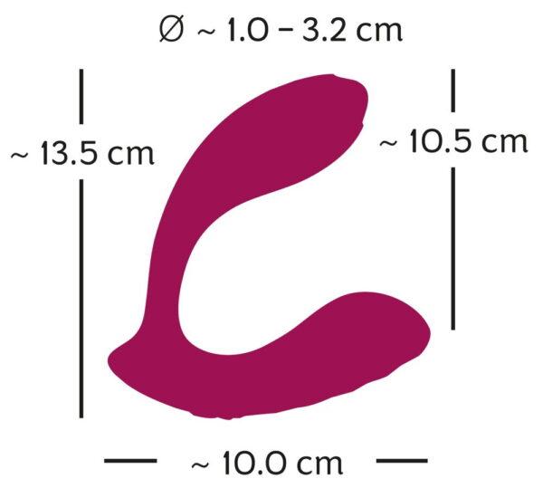 Bendable RC panty rose vibe - Imagen 11