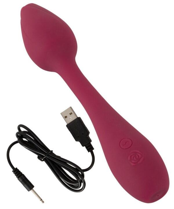 Bendable g-spot rose vibrator - Imagen 7