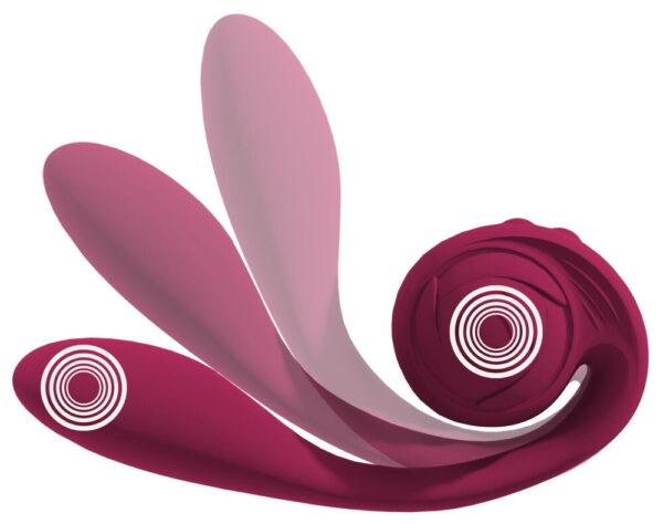 Bendable spot-on vibrator rose - Imagen 2