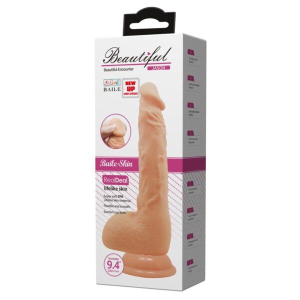 Vibrador realista 9.4" Jason - Imagen 2
