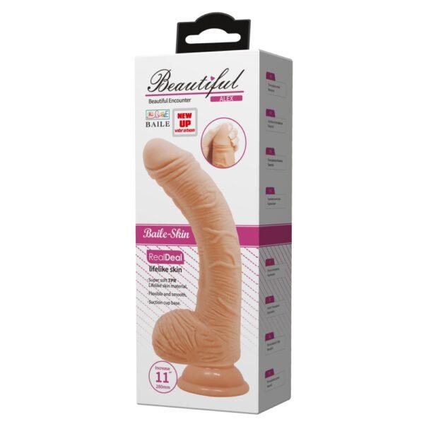 Vibrador realista 11" Alex - Imagen 2
