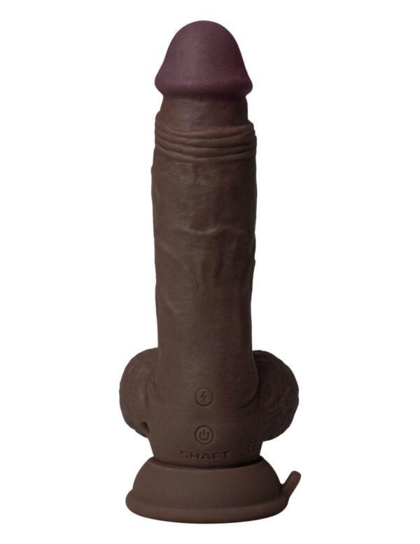 Realistic vibrating Shaft 7.5" negro - Imagen 4