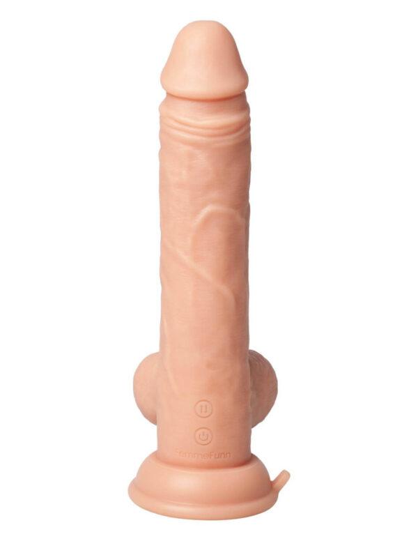 Realistic thruster Femme Funn blanco - Imagen 3