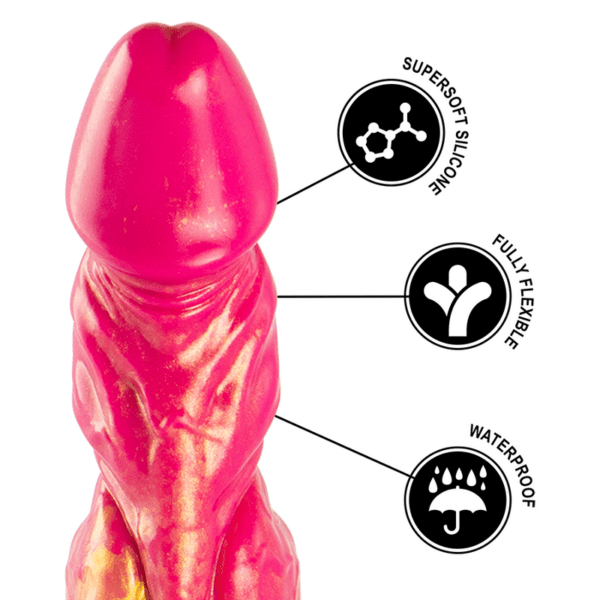 Dildo Cerberus fuego mitológico - Imagen 6