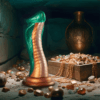 Dildo Python cobra verde - Imagen 8