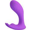 Vibrador y pulsador doble con mando Idabelle