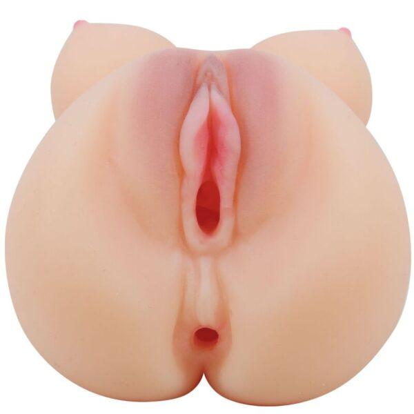 Masturbador mini torso Hannah blanco - Imagen 3