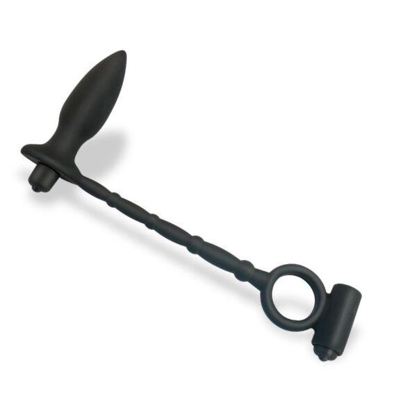 Anillo vibrador con plug anal Sugilite - Imagen 3