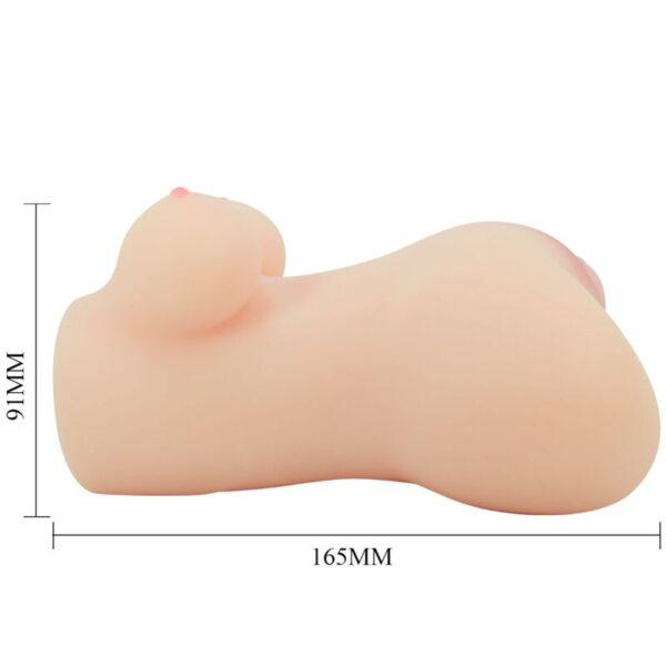 Masturbador mini torso Hannah blanco - Imagen 7