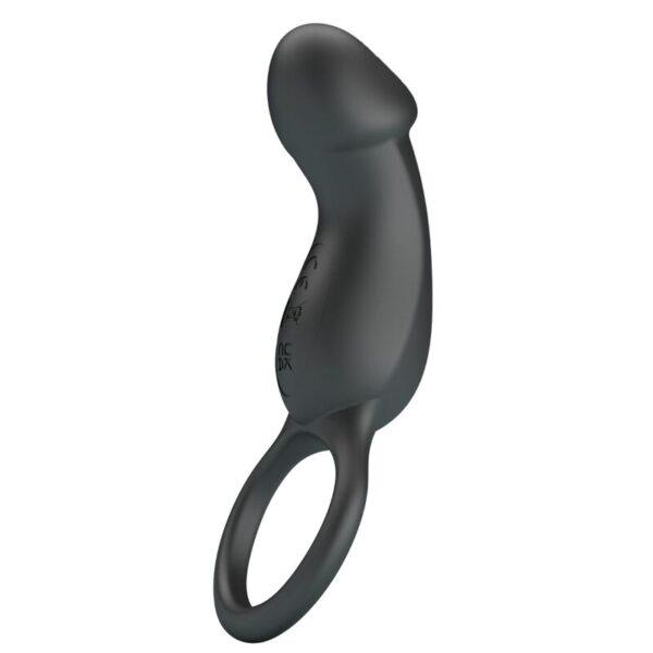 Anillo vibrador con mini pene USB - Imagen 3