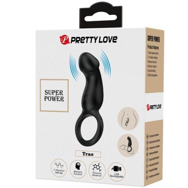 Anillo vibrador con mini pene USB - Imagen 6