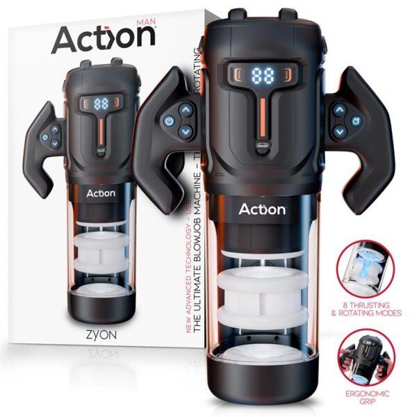 Masturbador Pro con thrusting y rotación Zion - Imagen 2