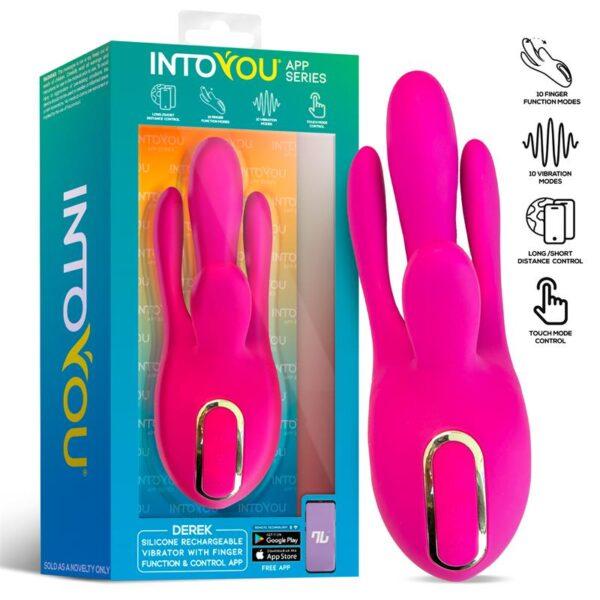 Vibrador con movimiento finger y APP Dereck