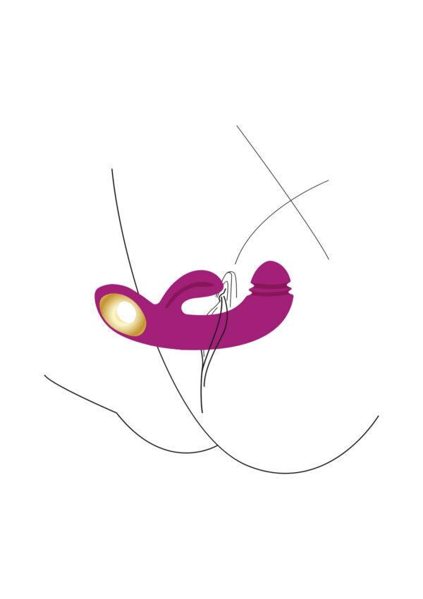 Dual touch G-SPOT vibe Harmony Xoccom - Imagen 7