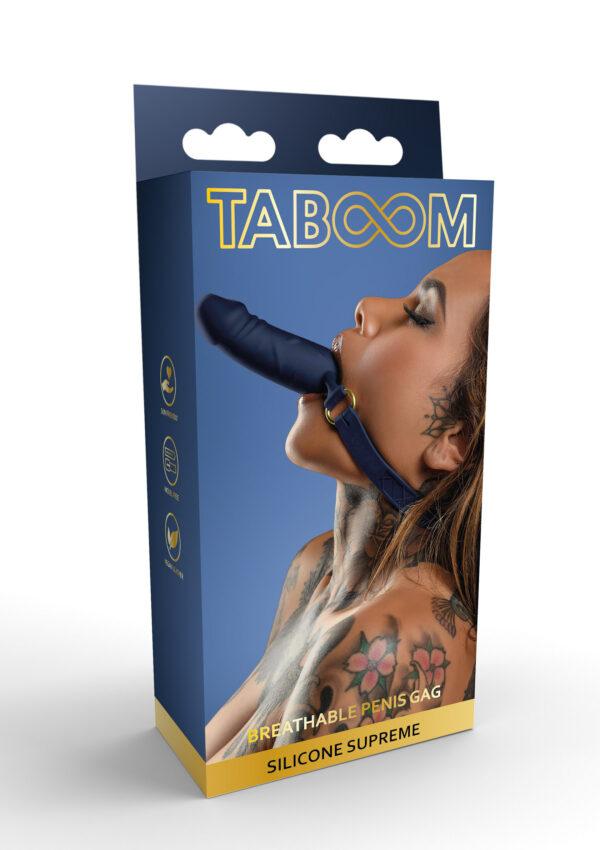 Silicone supreme breathable penis ball gag by Taboom - Imagen 2