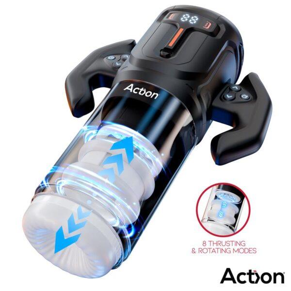 Masturbador Pro con thrusting y rotación Zion - Imagen 4