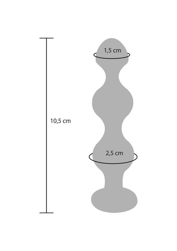 Iira anal metal con diamante T-S - Imagen 3