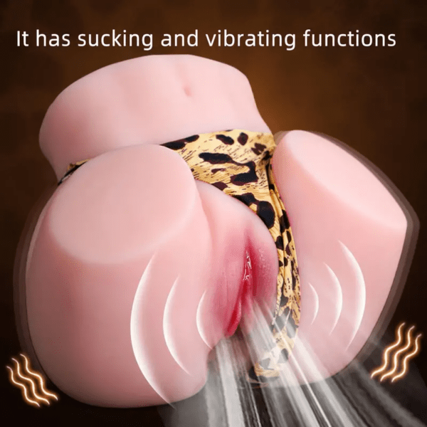 Vagina recargable con vibración y succión 6kg