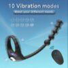 Anillo vibrador con bolas anales - Imagen 2