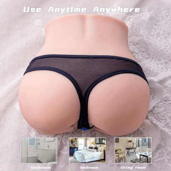 Vagina recargable con vibración y succión 6kg - Imagen 4
