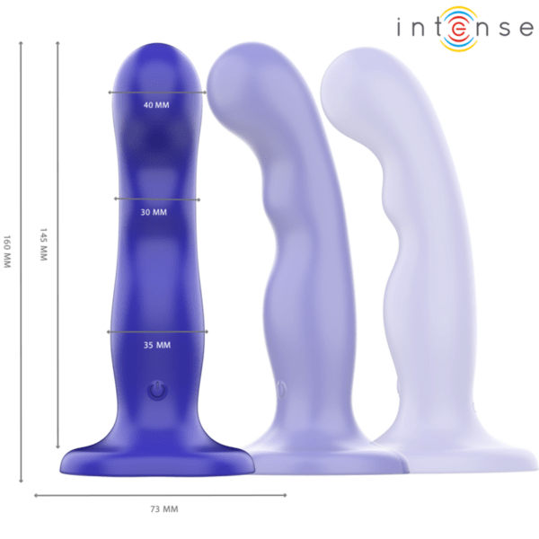 Vibrador silicona con mando  10 funciones Shorty - Imagen 2